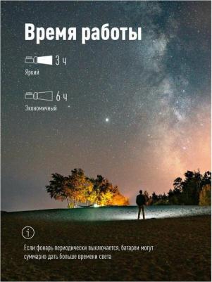 Фонарь светодиодный аккум. LED 2 режима 0.5Вт 300мА.ч прямая зарядка от 220В KOCAcc102LED – фото 11
