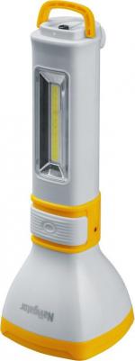 Фонарь 93 861 NPT-CP26-ACCU пласт.1LED,2Вт+1COB,2Вт lead-acid 0,7Ач, цена за 1 шт – фото 1