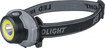 Фонарь налобный 93 814 NPT-H29-3AAA 1LED 1Вт+1COB 3Вт 3реж. 93814 – фото 1