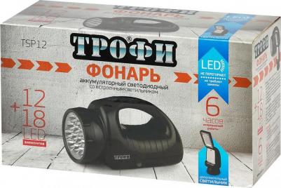 Фонарь TSP12 аккум. 4В 1.5А.ч 12+18хLED ЗУ 220В карт. упак. C0045551 – фото 3