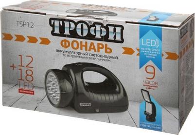 Фонарь TSP12 аккум. 4В 1.5А.ч 12+18хLED ЗУ 220В карт. упак. C0045551 – фото 6