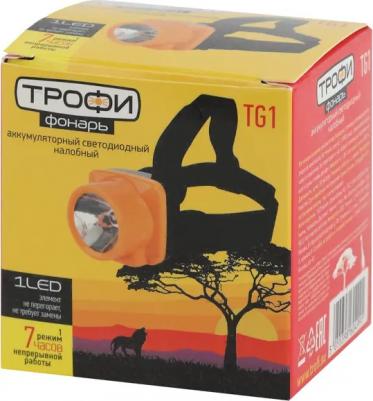 TG1 Фонарь налобный светодиодный TG1 аккумуляторный, яркий, 4V0.5Ah, 1xLED, ЗУ 220V,, цена за 1 шт – фото 4