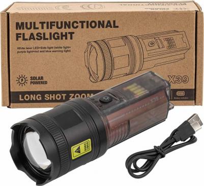 Ручной лазерный фонарь от бренда — это идеальный туристический аксессуар, который отлично подходит для использования в походах, на кемпингах и