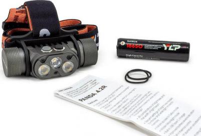 Фонарь налобный YLP PANDA 4.2R Cree XP-L HI +2 Sams. LH351D High-CRI, max1500лм, акк.2600mAh – фото 4