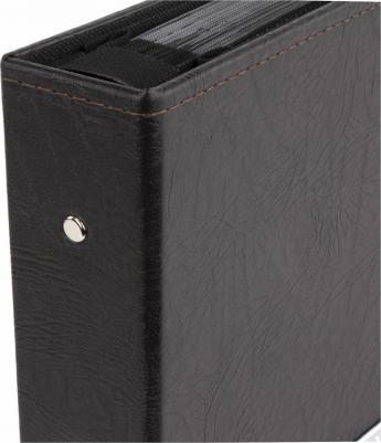 Фотоальбом на 200 фото 10х15 см, под фактурную кожу, индивидуальный бокс, черный, 391116 – фото 14