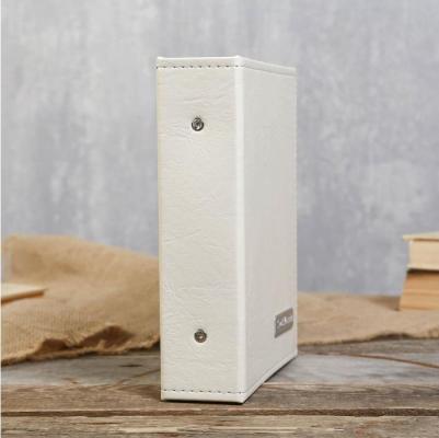 Фотоальбом на 200 фото 10х15 см, под гладкую кожу, индивидуальный бокс, белый, 391115 – фото 5