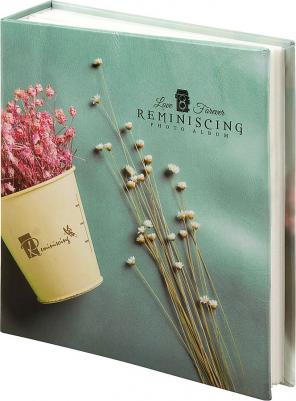 Фотоальбом "На бирюзовом фоне" на 200 фото 10х15 см, твердая обложка, термосварка, 391166