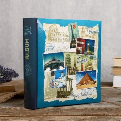 Фотоальбом 10x15 см 200 фото, книжный переплет, «Путешествие»