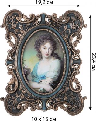 Фоторамка Коллекция "Рококо", 19*2,3*23,4Cm 504-407 – фото 2