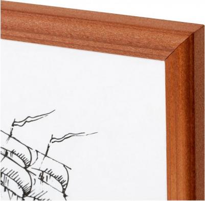 Рамка деревянная 21*30см, красное дерево, эконом (арт. 340125) – фото 3