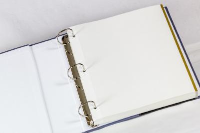 Фотоальбом, 50 "магнитных" листов 23 х 28 см, переплет 3 кольца, "Fleur-de-lis. Пионы" – фото 7