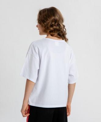 Футболка 124BBGJC12060200, белый, 140 – фото 5