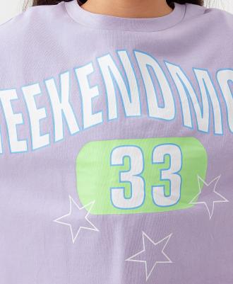 Футболка детская 123BBGJC10013100 фиолетовый, 140 – фото 2