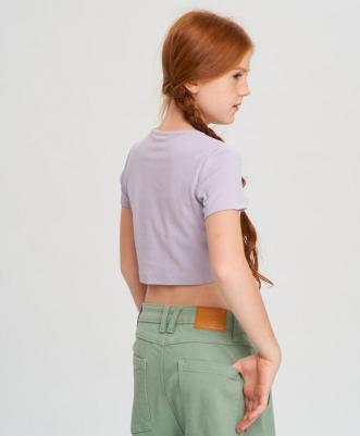 Футболка детская 123BBGJC10023100 фиолетовый, 146 – фото 6