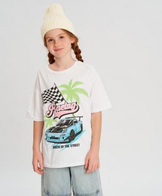 Футболка детская 123BBGJC12150200 белый, 158 – фото 5