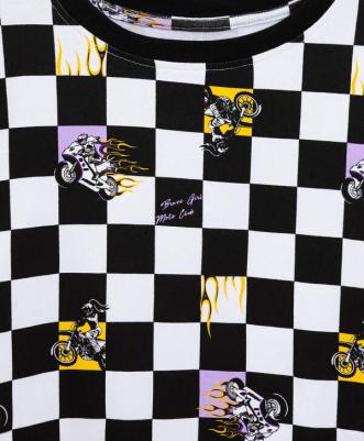 Футболка детская 223BBGJC12030002, черно-белый, 134 – фото 2