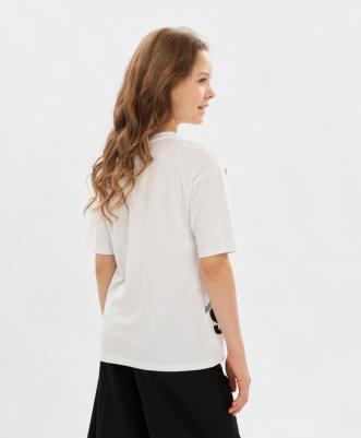 Футболка детская 223BBGP12180200, белый, 116 – фото 9