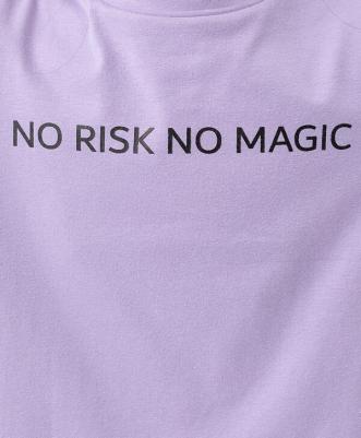 Футболка с длинным рукавом и принтом фиолетовая 222BBGB12013100 р.122 – фото 1