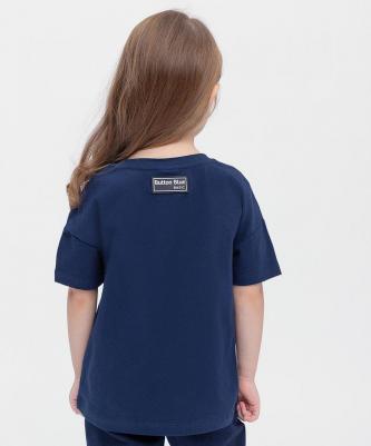 Футболка синяя, мод.122BBGB12011000, р.122 – фото 3