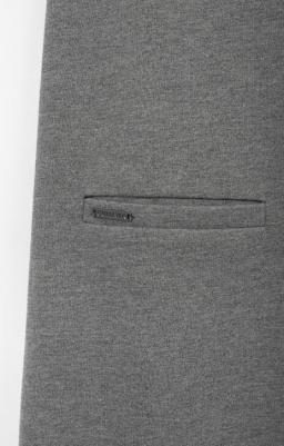 Сарафан из джерси с карманами серый для девочки (158) – фото 2