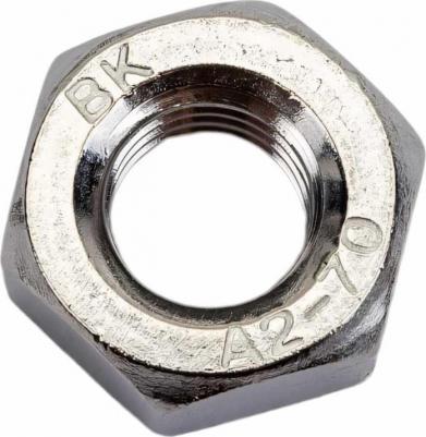 Гайка шестигранная М10 нержавеющая сталь DIN 934 10 штук SMZ1-85220-10 – фото 1