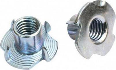 Гайка мебельная забивная оцинк. М8 6 шт - пакет 108940 – фото 1