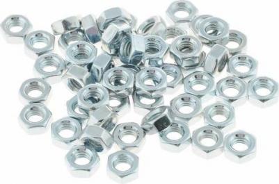 Оцинкованная шестигранная гайка М4 DIN934 50 шт – фото 2