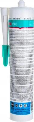 Универсальный силиконовый герметик 100E, белый, 280 мл SA042 – фото 4