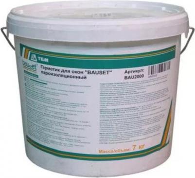 Герметик акриловый паропроницаемый наружный A белый 7 кг