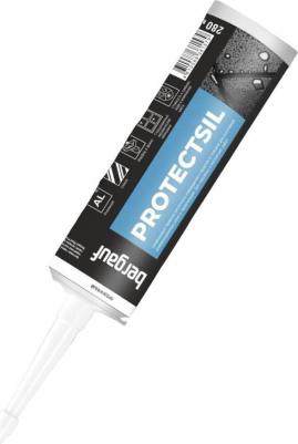 Затирка-герметик прозрачный силиконовый для швов и герметизации, Бергауф Protectsil,280 мл – фото 2