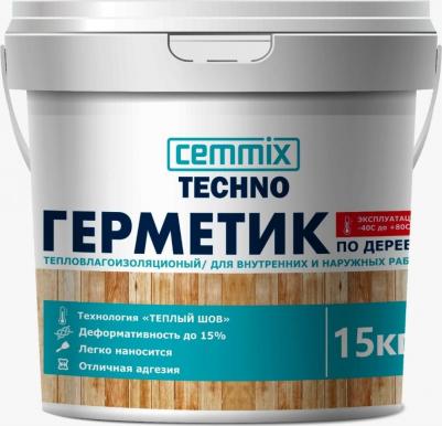Акриловый герметик для дерева Теплый шов 4650068603437