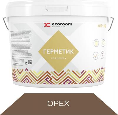 Герметик акриловый AS-16 для дерева, орех, 3 кг