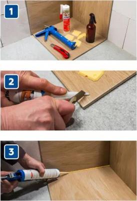 Герметик силиконовый PlitoSil Pro цвет титановый 280 мл – фото 1