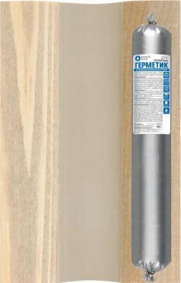 Герметик акриловый для деревянных конструкций межшовный дуб серый 0.6 л