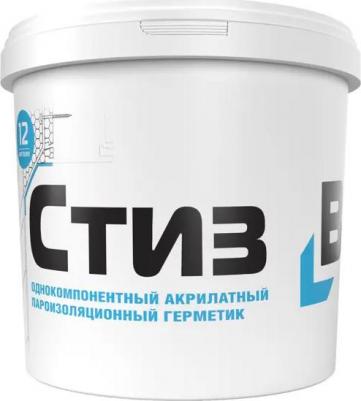 Герметик акриловый для окон Стиз В цвет светло-серый 3 кг – фото 2