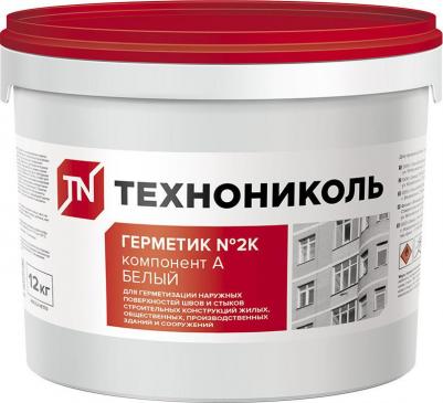 Герметик двухкомпонентный полиуретановый 2К 12 кг белый