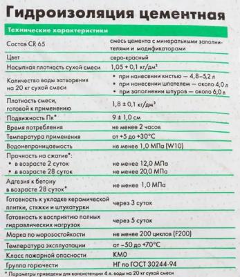 Гидроизоляционная масса WATERPROOF CR 65 – фото 10