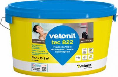 Гидроизоляция полимерная Weber.tec 822 серая 24 кг – фото 4