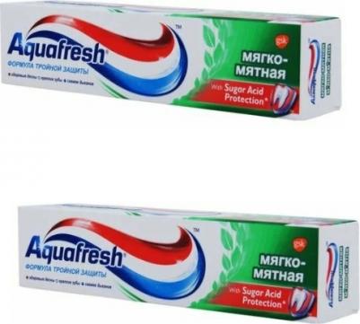 Зубная паста Total Care Mild Mint зеленая, 50мл – фото 17