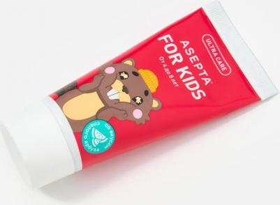 Детская гелевая зубная паста с фторидом со вкусом арбуза, от 4 до 8 лет, 50 мл, Asepta – фото 6