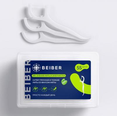 Флоссы для чистки зубов с зубочистками 55 шт. (1 уп.) – фото 4