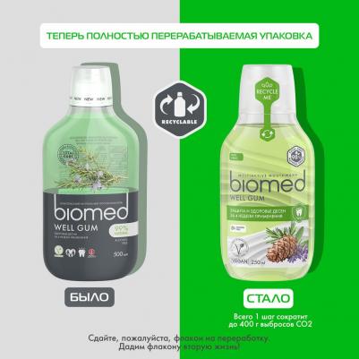 Ополаскиватель для полости рта "Мята", здоровье десен 250 мл – фото 15