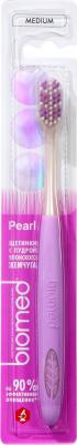Зубная щетка Pearl white Medium средней жесткости – фото 5