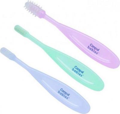 Набор зубных щеток, цвет: голубой/розовый/зеленый – фото 2