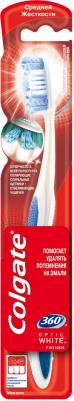 360 Зубная щетка, optic white средняя – фото 20