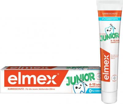 Зубная паста детская ELMEX Юниор для детей от 6 до 12 лет, 75мл – фото 13