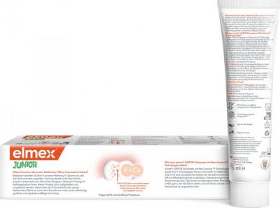 Зубная паста детская ELMEX Юниор для детей от 6 до 12 лет, 75мл – фото 20