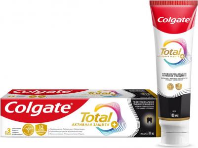 Зубная паста Total 12 Профессиональная Глубокое Очищение с древесным углем, 100 мл – фото 2