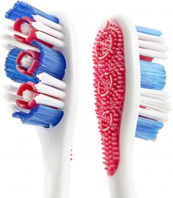 Зубная щетка Суперчистота 360 средняя, цвет: красный – фото 8