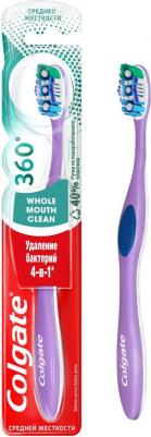 Зубная щетка Суперчистота 360 средняя, цвет: красный – фото 18